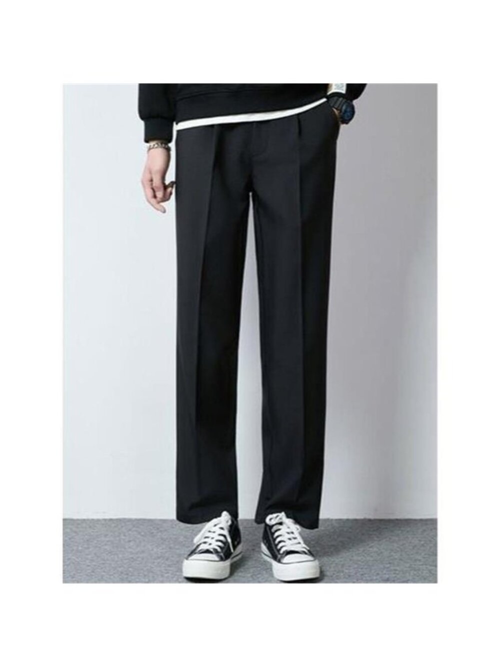 Men's Plus Size Wide Leg Casual Pants - Picture 2 of 2